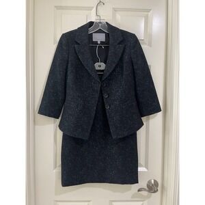 classiques entier women wool blend 2- piece suits size XS/0